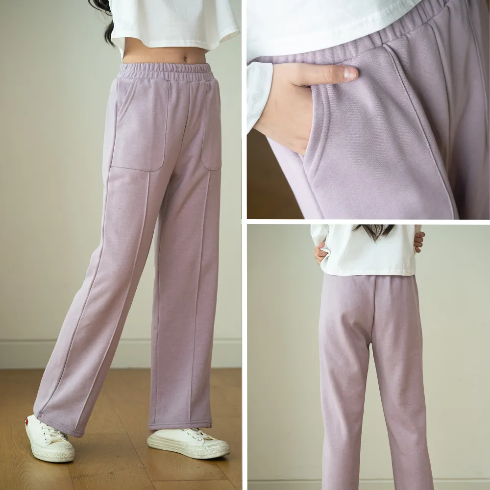 日系 休闲直筒裤 Belle Cotton Straight Joggers