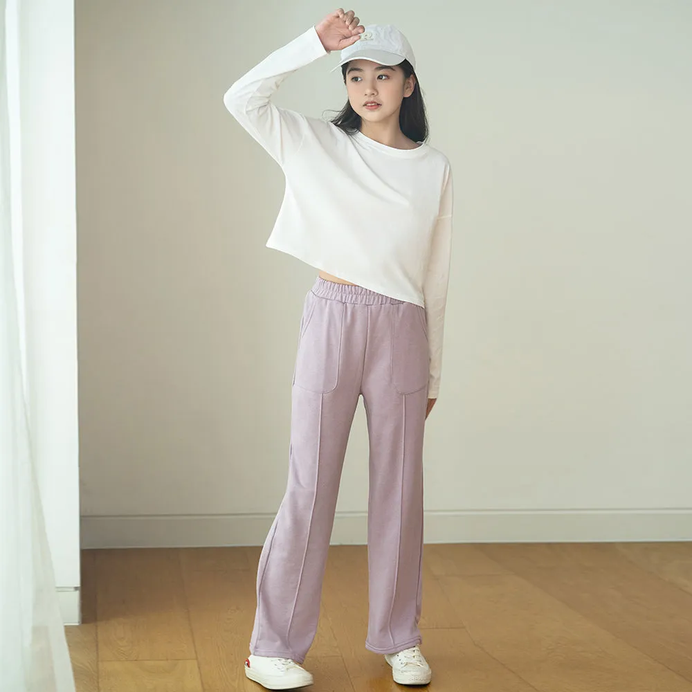 日系 休闲直筒裤 Belle Cotton Straight Joggers