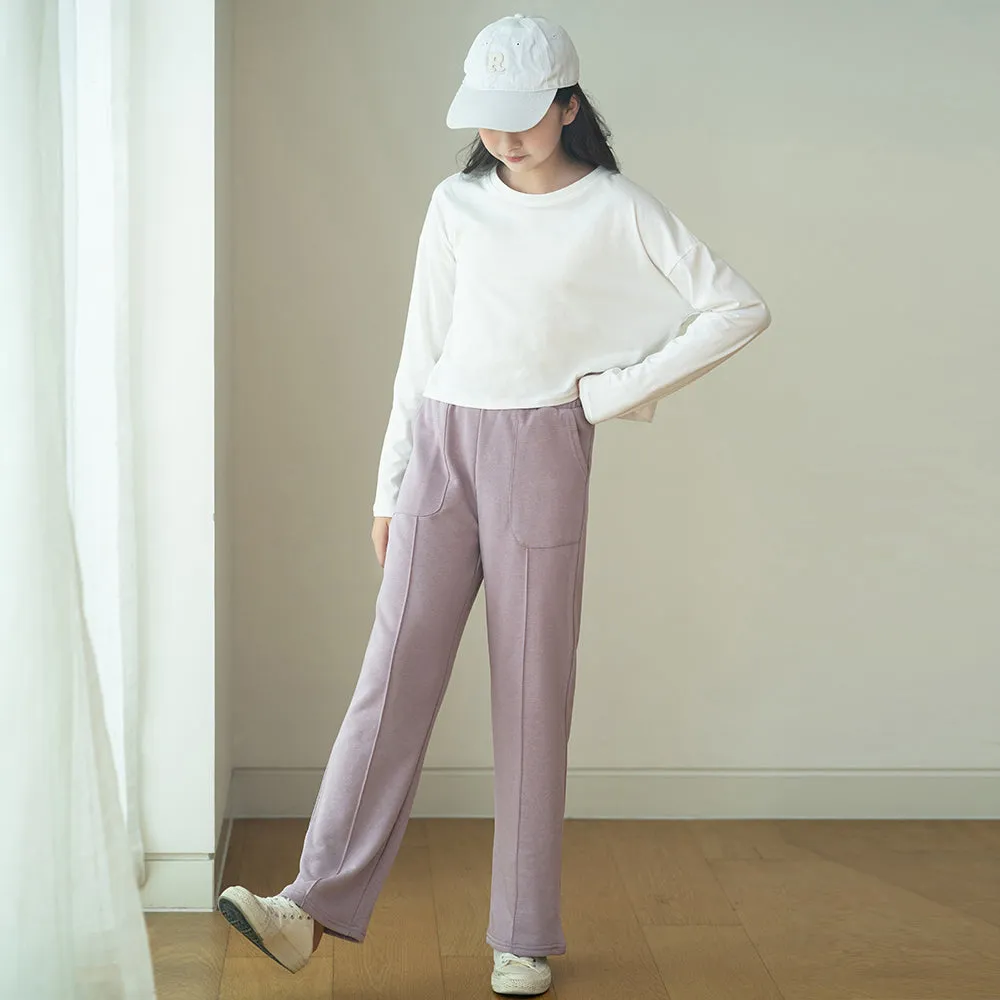 日系 休闲直筒裤 Belle Cotton Straight Joggers