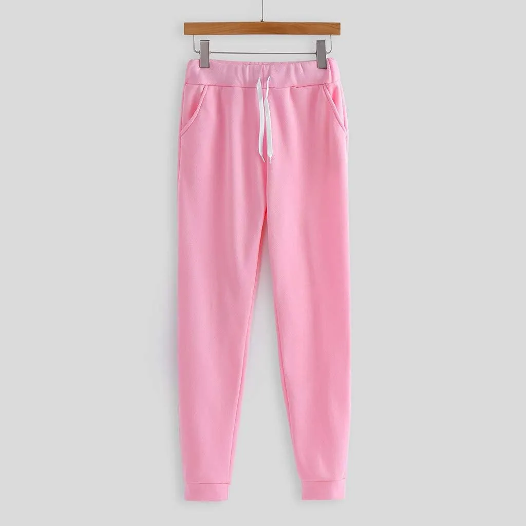 2 Piece Outfits for Women, Womens Sweatshirts Oversized Hoodie Long Sleeve Pullover Tracksuit Jogger Sweatpants with Pockets