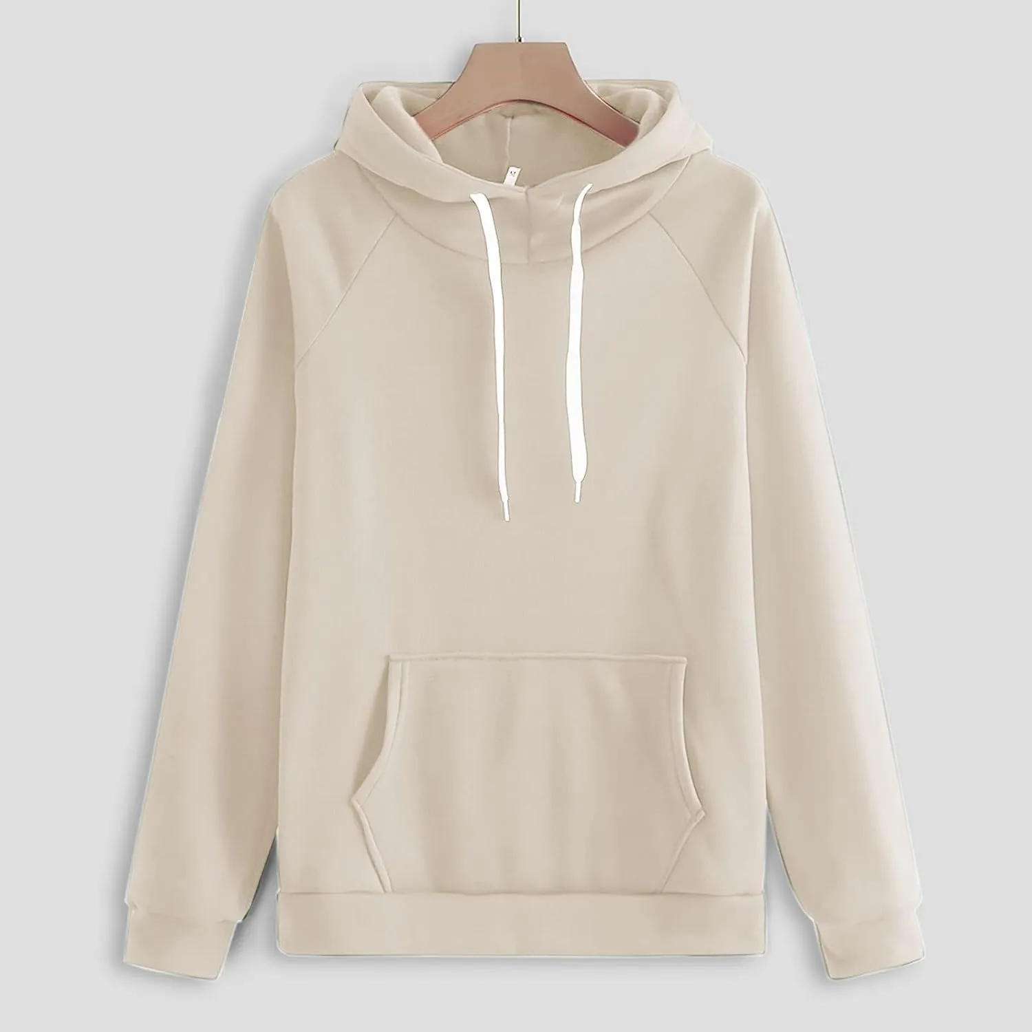 2 Piece Outfits for Women, Womens Sweatshirts Oversized Hoodie Long Sleeve Pullover Tracksuit Jogger Sweatpants with Pockets