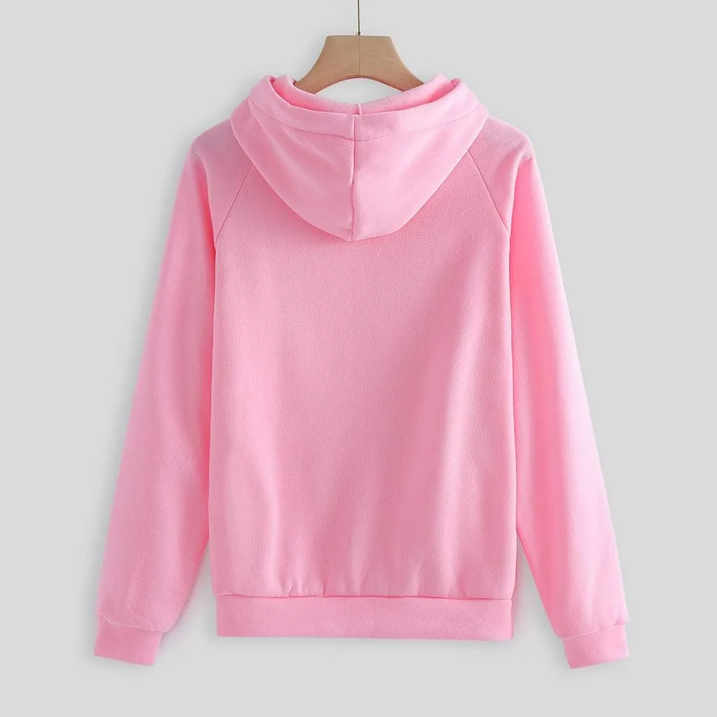 2 Piece Outfits for Women, Womens Sweatshirts Oversized Hoodie Long Sleeve Pullover Tracksuit Jogger Sweatpants with Pockets