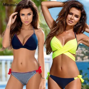 2019 Minimalism Le Push Up Bikini Set 2019