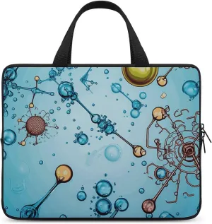 Abstraction Biology Chemistry Laptop Bag Durable Laptop Sleeve Water-Resistant Notebook Bag for Computer Or Tablet