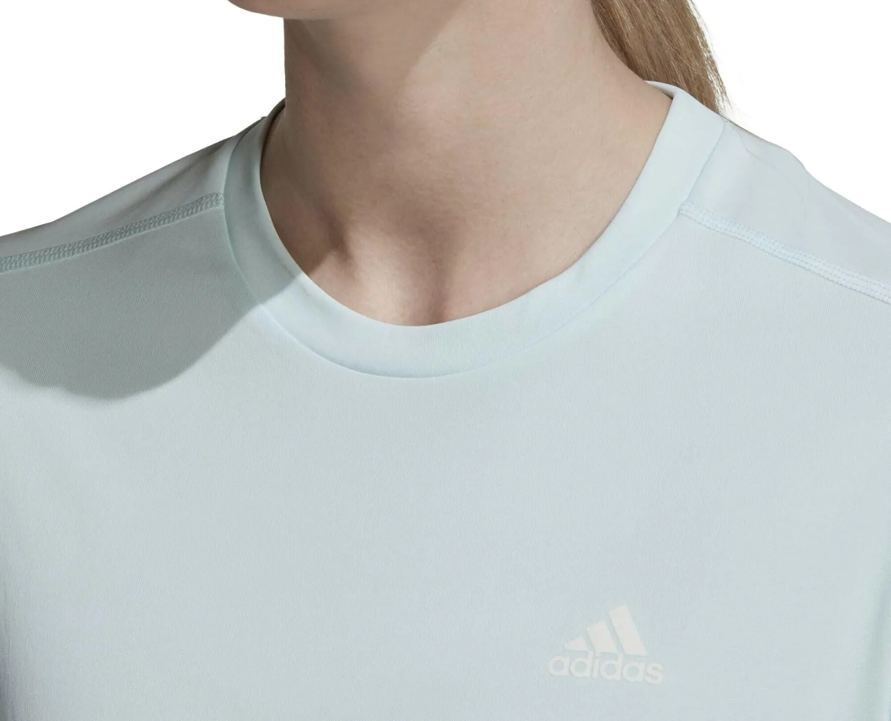 adidas Run It Short Sleeve Womens Running Top - Blue