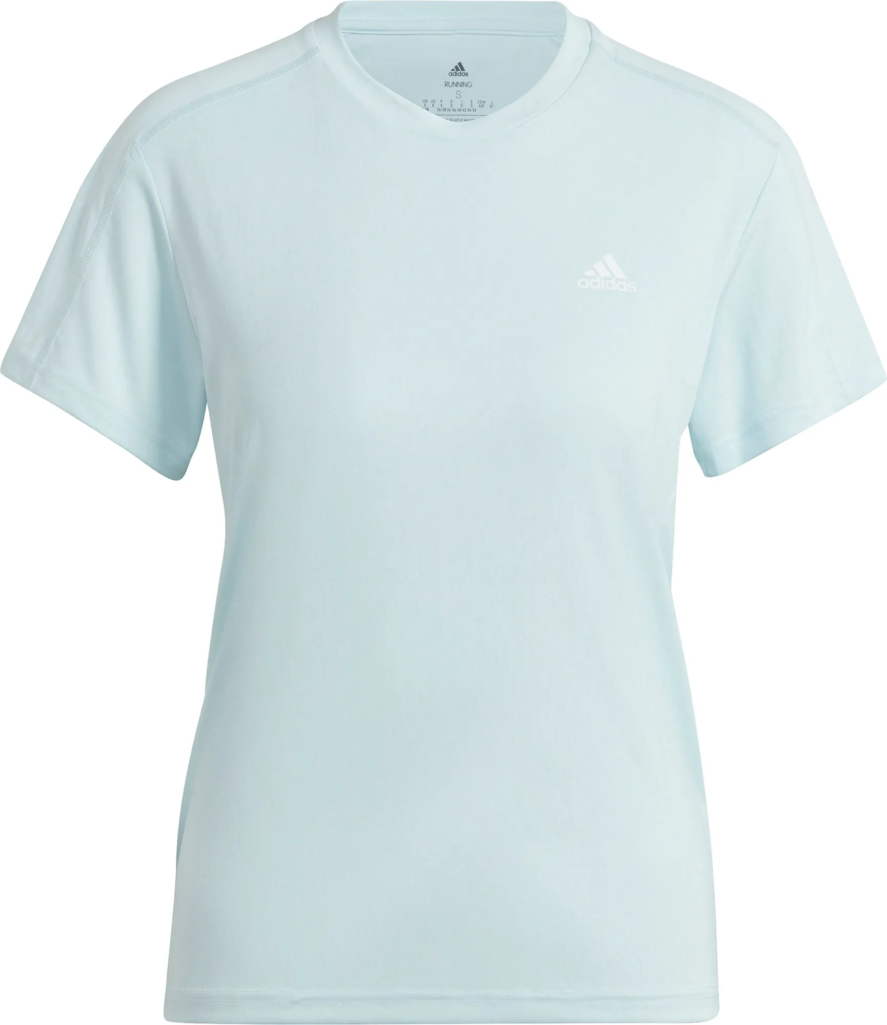 adidas Run It Short Sleeve Womens Running Top - Blue