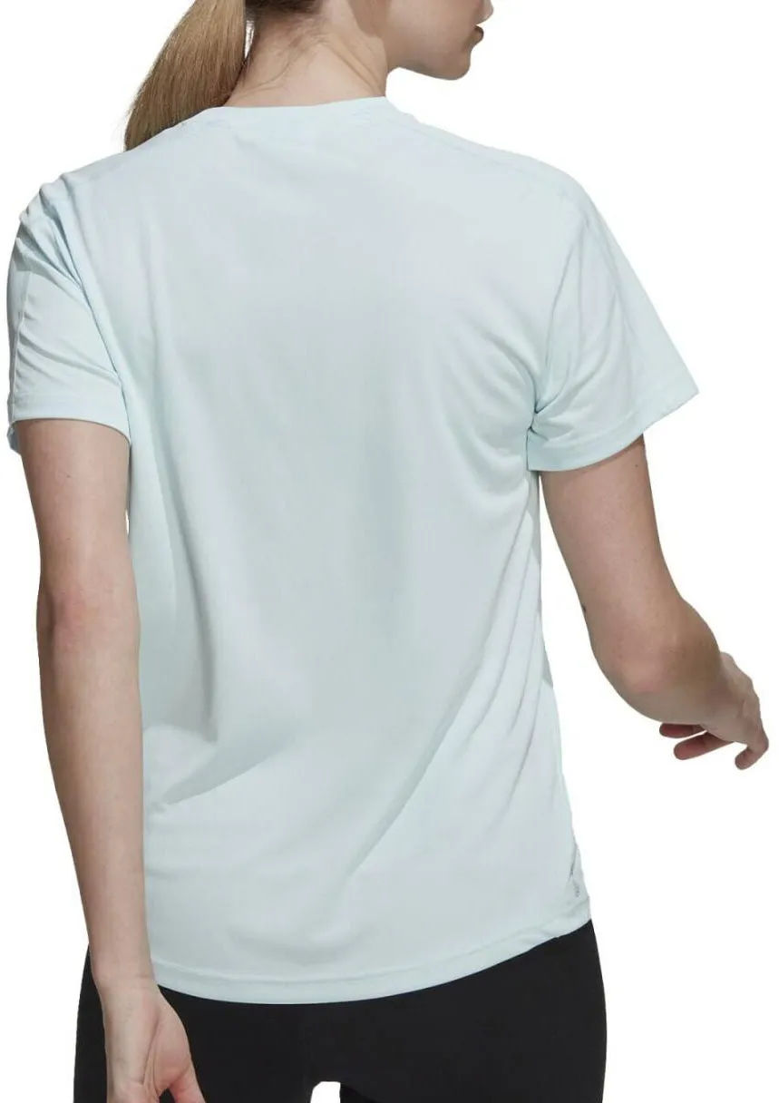 adidas Run It Short Sleeve Womens Running Top - Blue