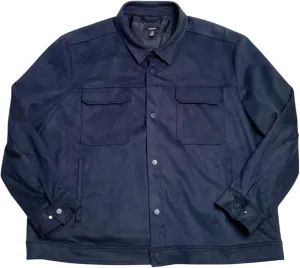 Alfani Mens Faux Suede Chore Field Jacket