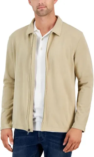 Alfani Mens Knitwear Zip Field Jacket