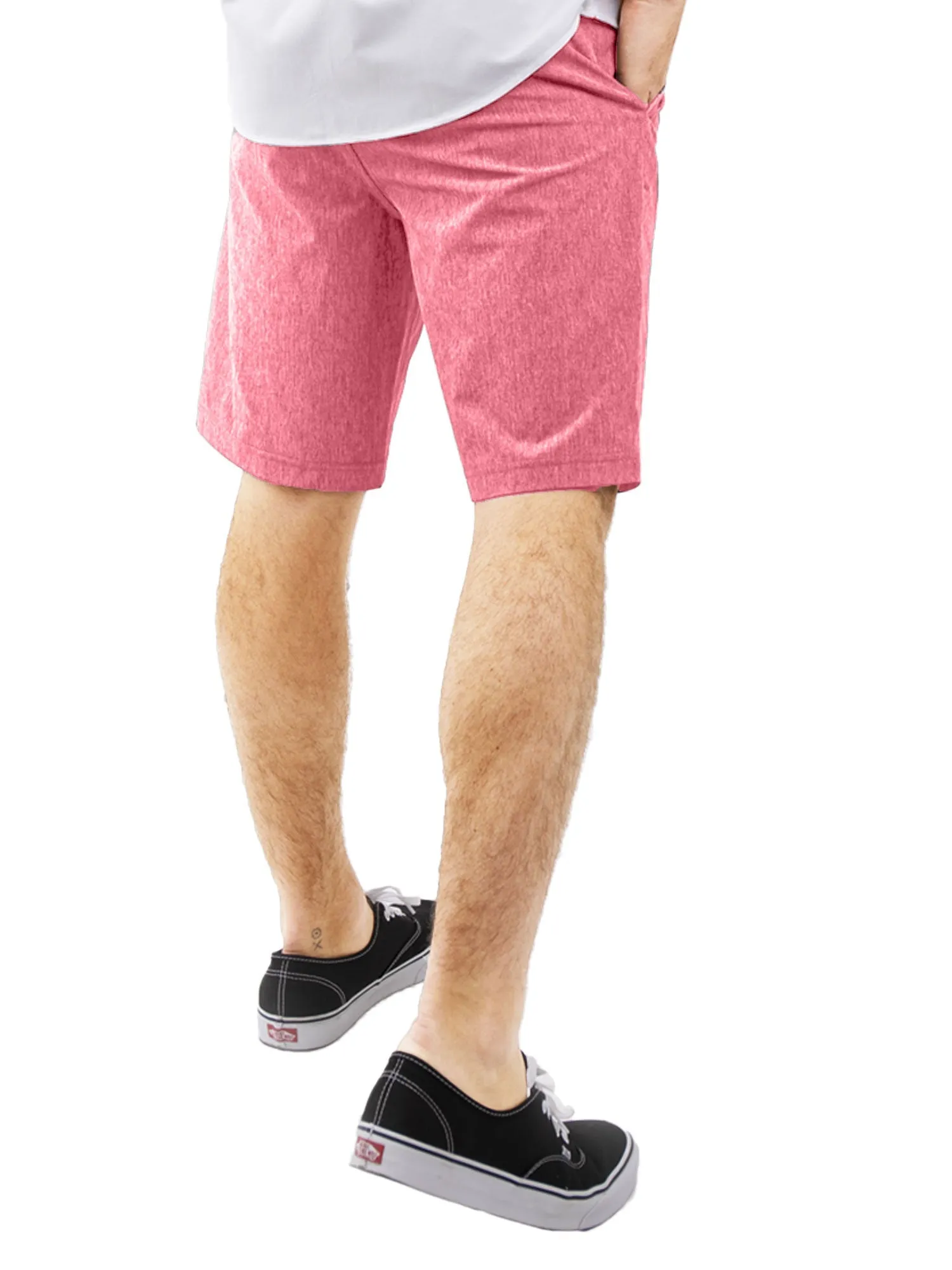 Alpha Mens Hybrid Shorts - Yarn Dye Black