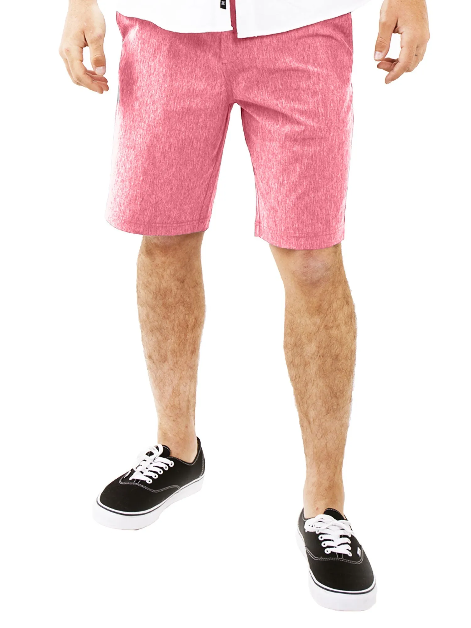 Alpha Mens Hybrid Shorts - Yarn Dye Black