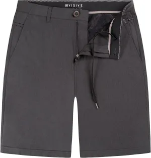 Alpha Mens Hybrid Shorts - Yarn Dye Black
