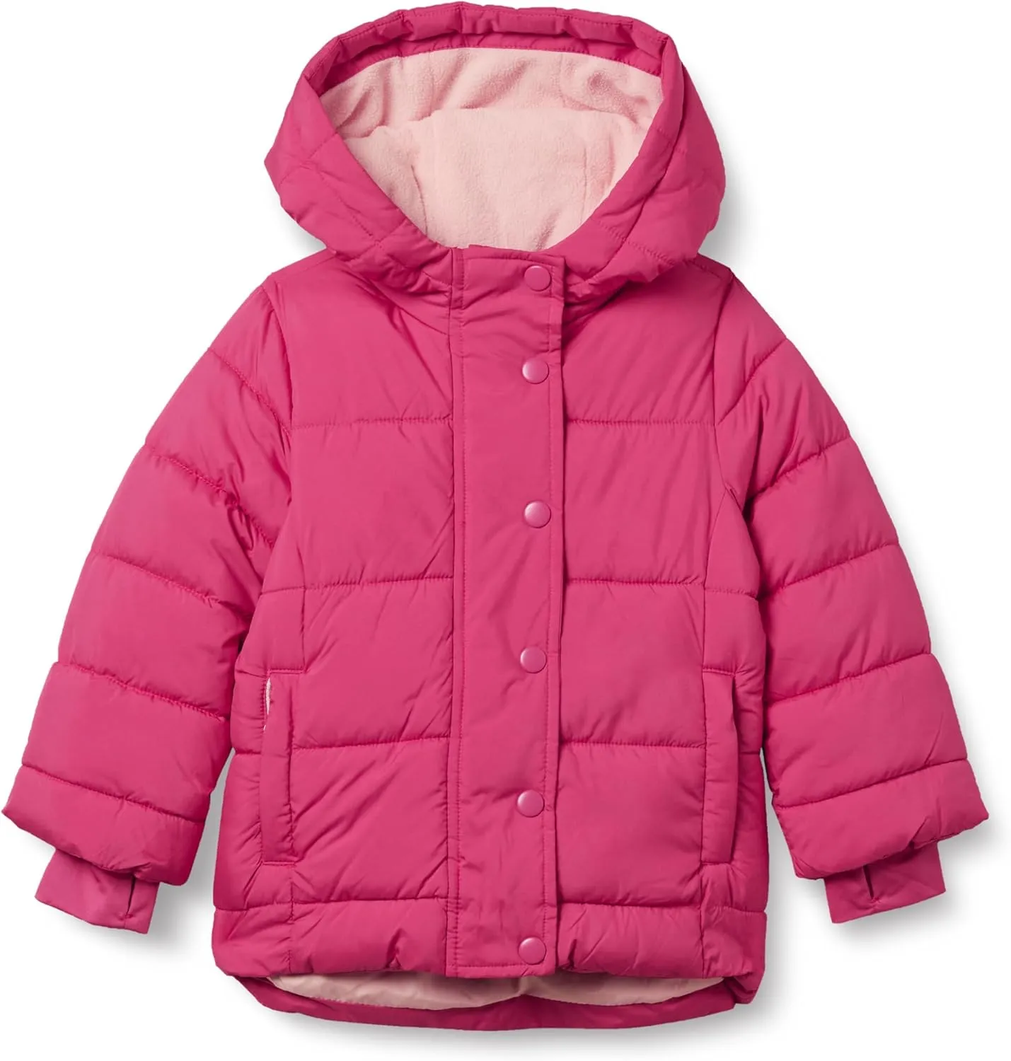 Amazon Essentials Girls and Toddlers' Heavyweight Hooded Puffer Jacket