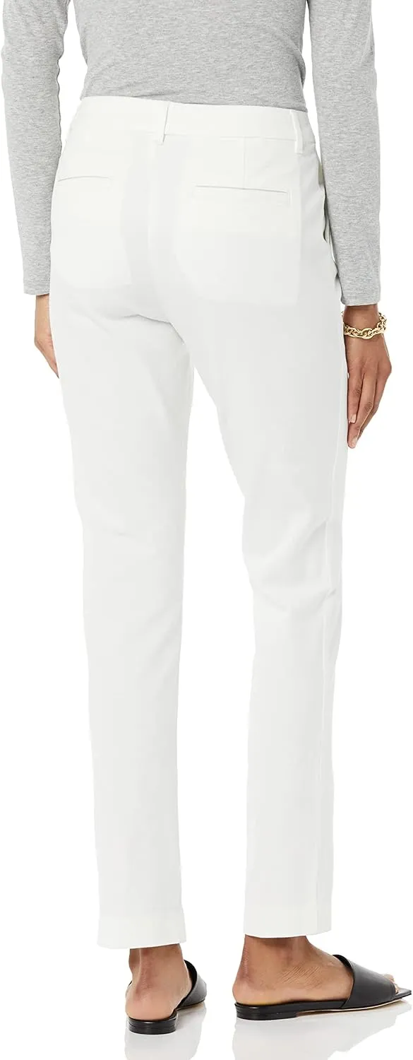 Amazon Essentials Women's Bi-Stretch Full Length Straight Leg Pant