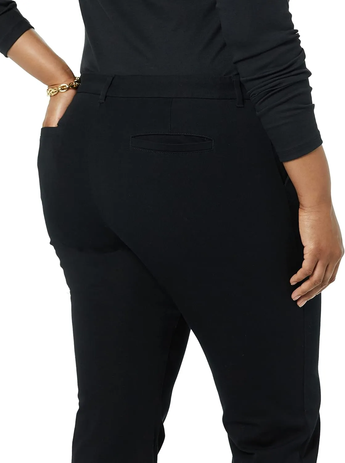 Amazon Essentials Women's Bi-Stretch Full Length Straight Leg Pant
