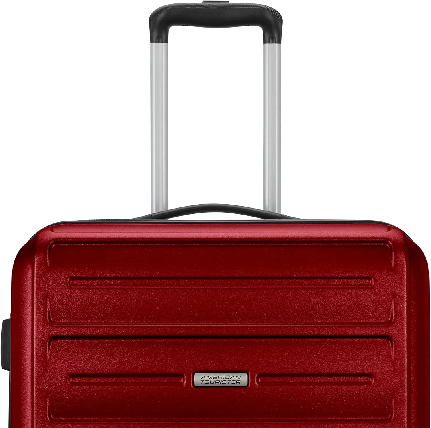 American Tourister Westridge Hardshell Luggage Set - 2 Piece Set - 20/28" Carry-On & Large Checked Luggage Set with Spinner Wheels - Expandable Hard Suitcases for Travel - Hard ABS Shell - Holly Red