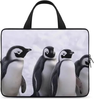 Animals And Snowfield Laptop Bag Durable Laptop Sleeve Water-Resistant Notebook Bag for Computer Or Tablet