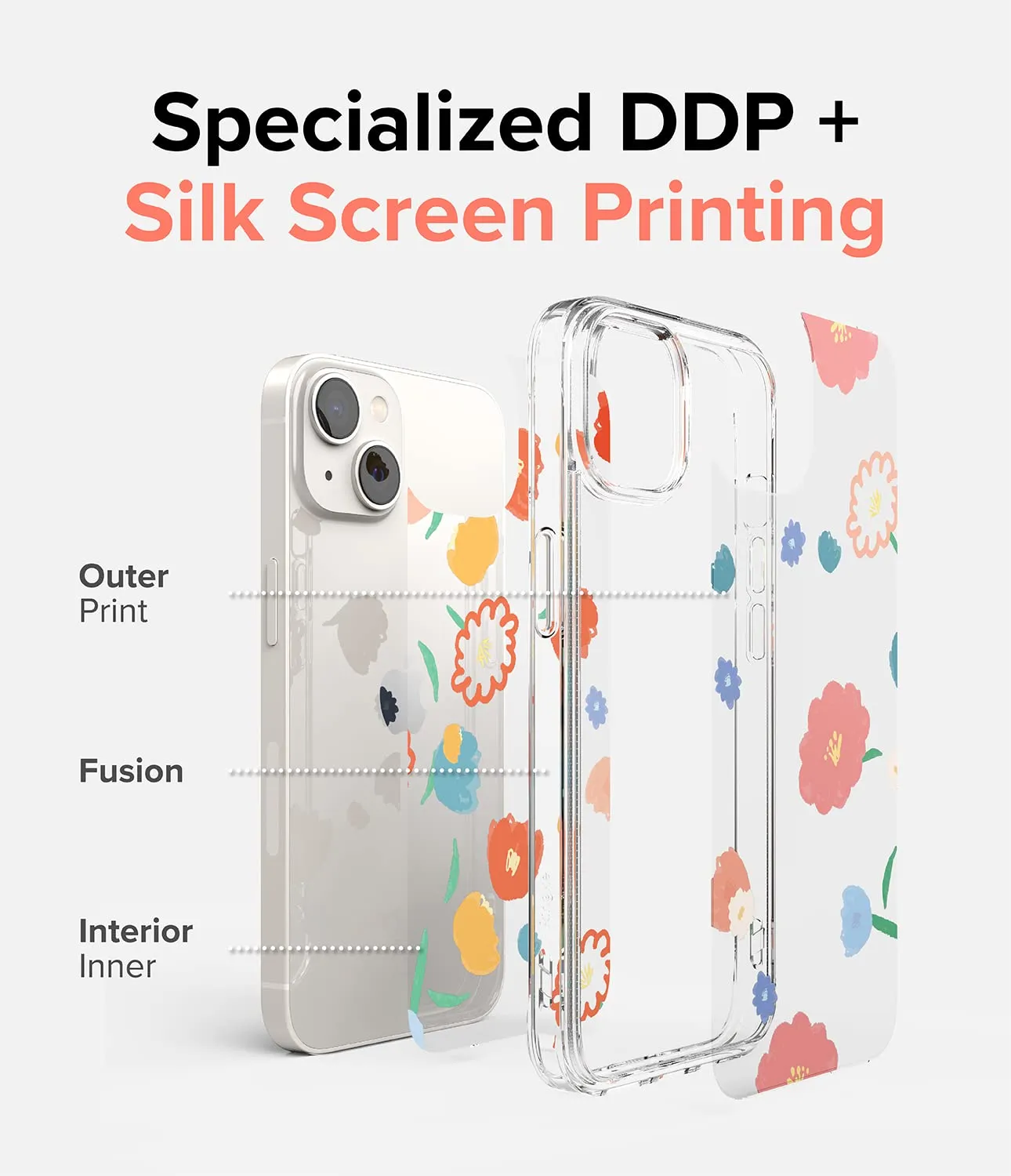 Apple iPhone 14 Plus Back Cover Case | Fusion Design  - Floral