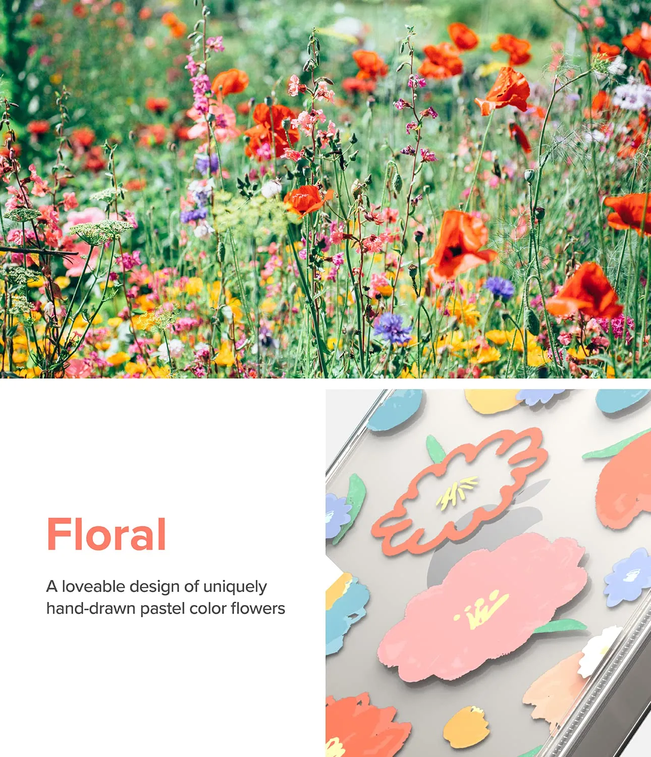Apple iPhone 14 Plus Back Cover Case | Fusion Design  - Floral