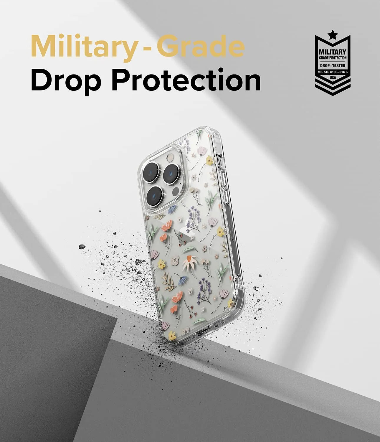 Apple iPhone 14 Pro Max Back Cover Case | Fusion Design - Dry Flowers