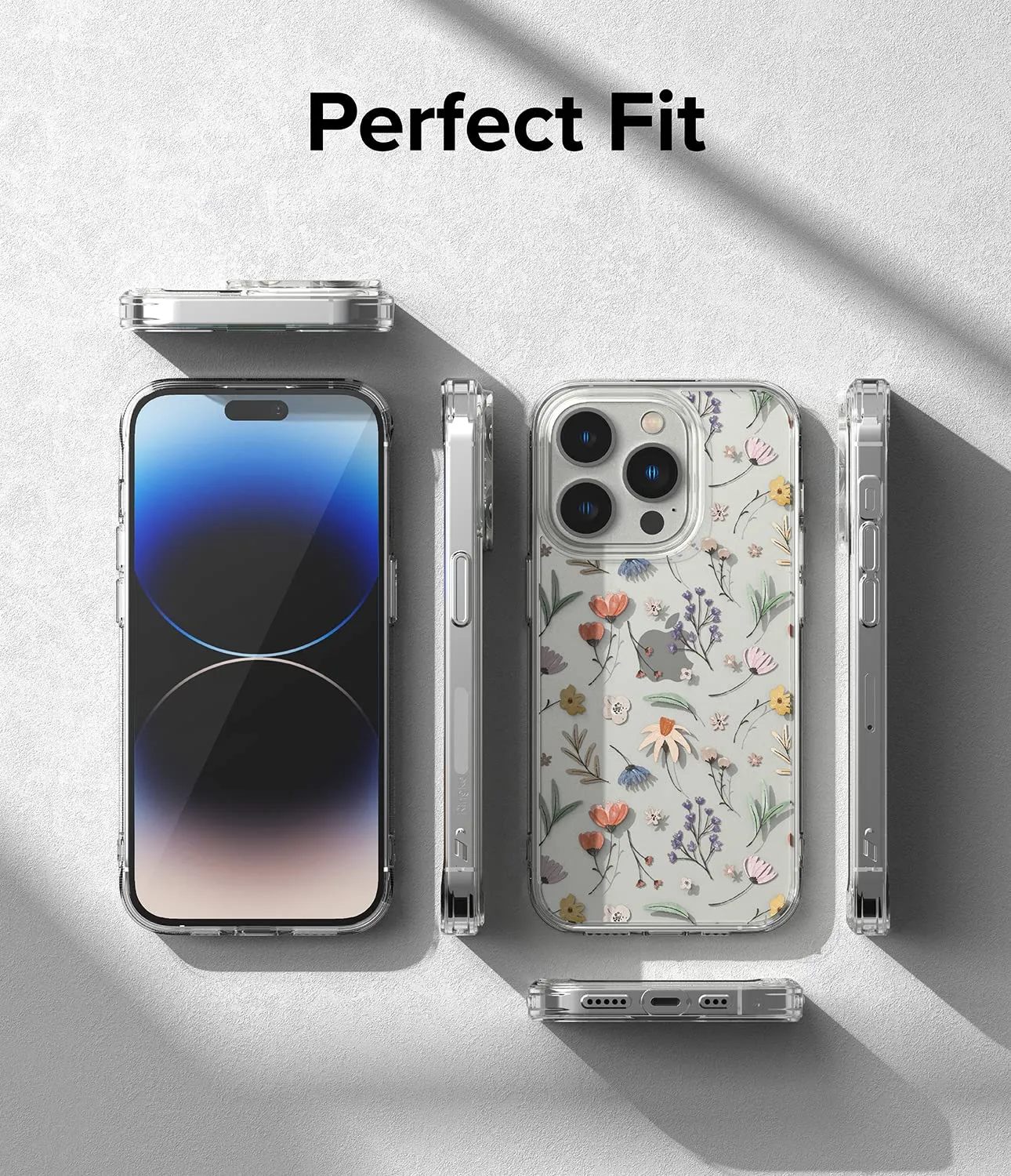 Apple iPhone 14 Pro Max Back Cover Case | Fusion Design - Dry Flowers