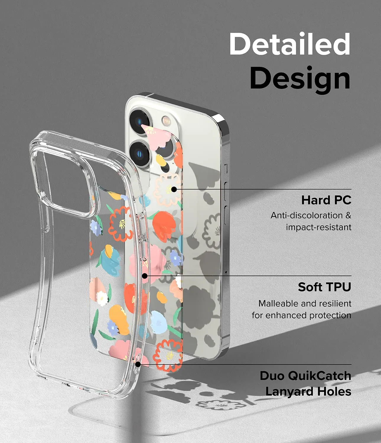 Apple iPhone 14 Pro Max Back Cover Case | Fusion Design - Floral