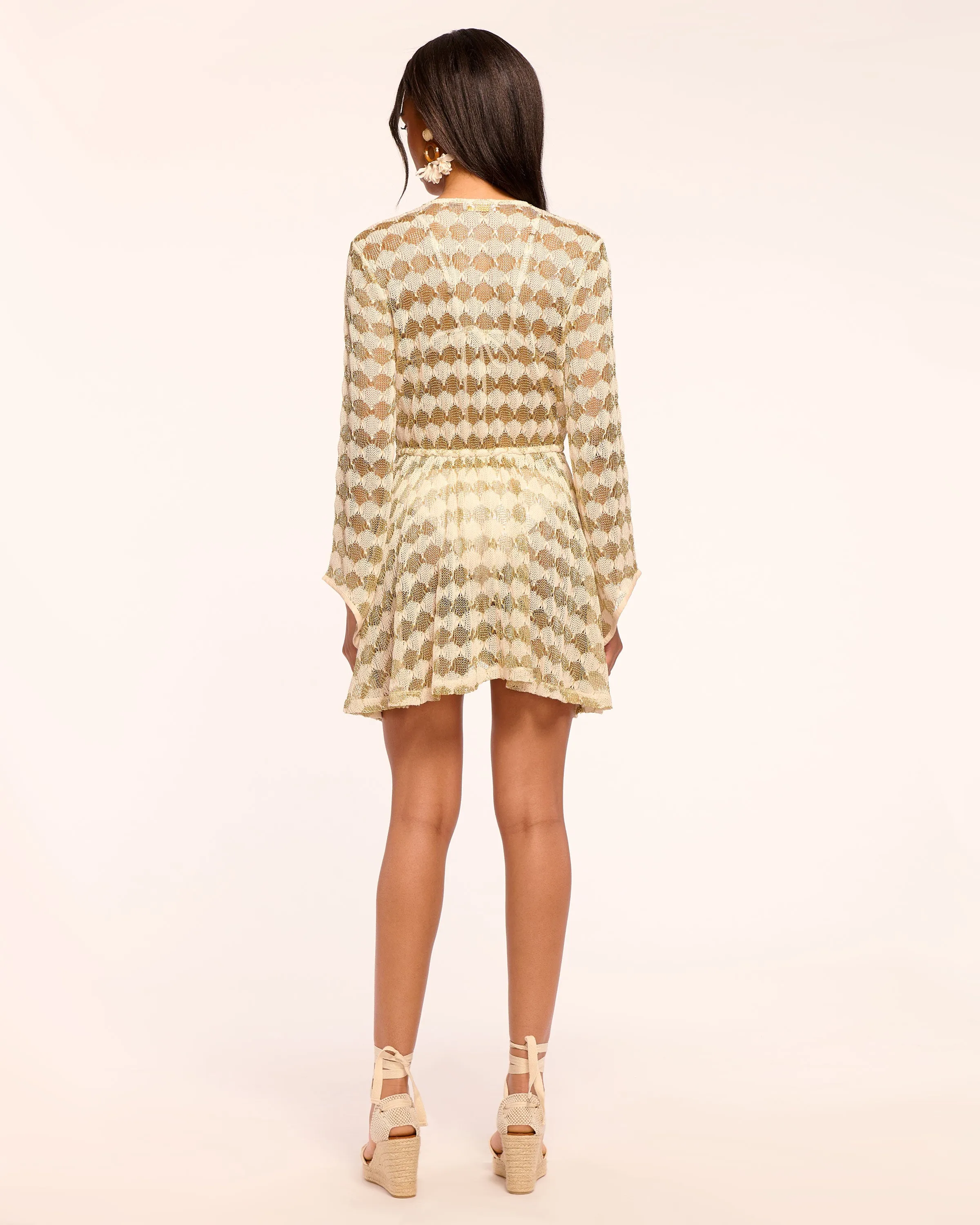 Arrika Crochet Coverup Mini Dress