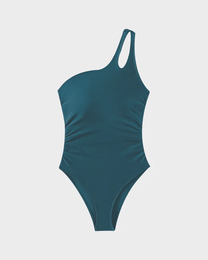 Asymmetrical One-Piece Swimsuit