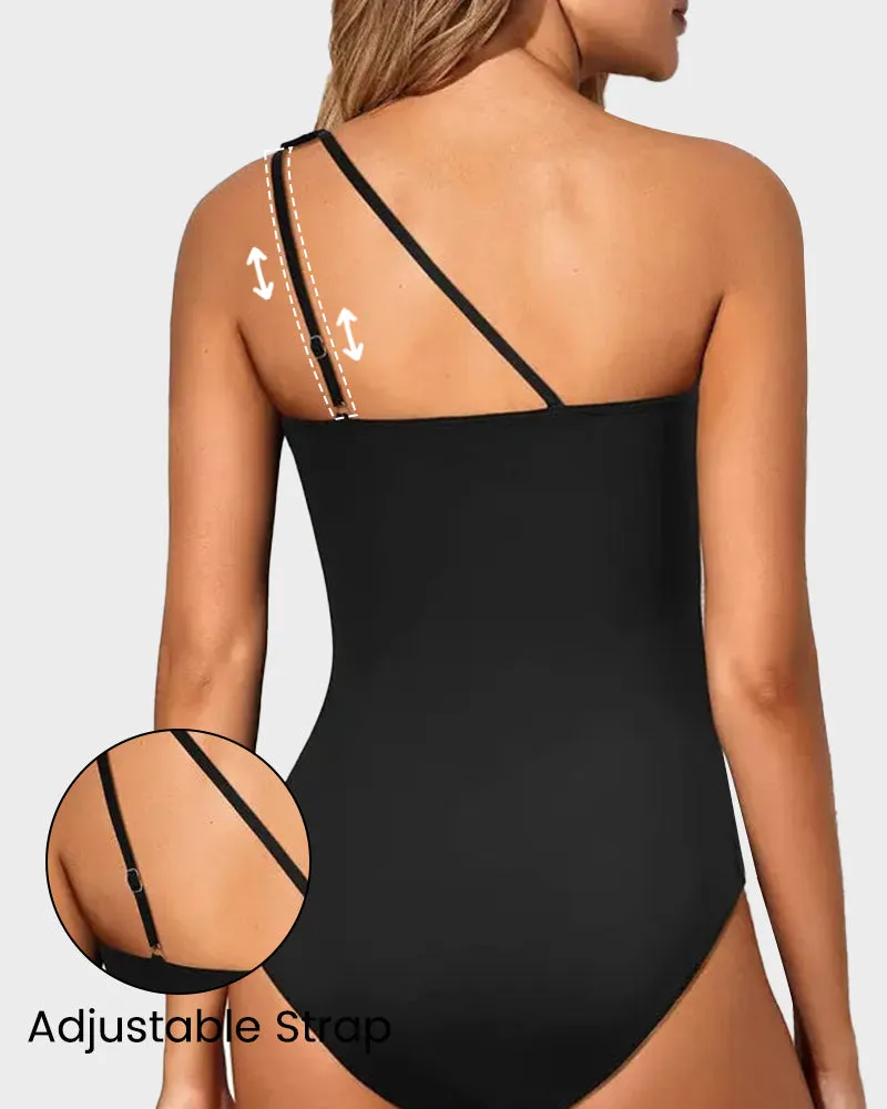 Asymmetrical One-Piece Swimsuit