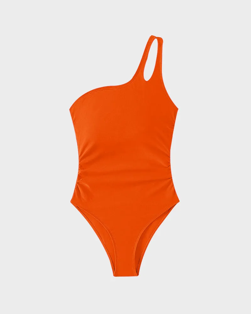 Asymmetrical One-Piece Swimsuit