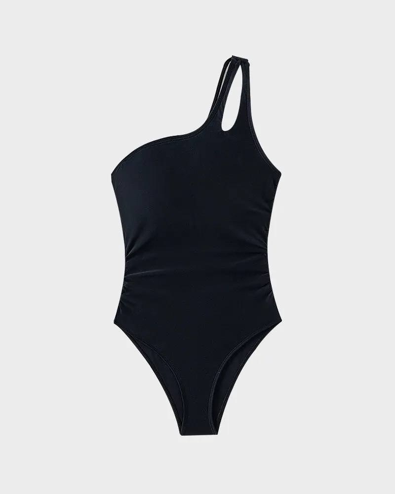 Asymmetrical One-Piece Swimsuit