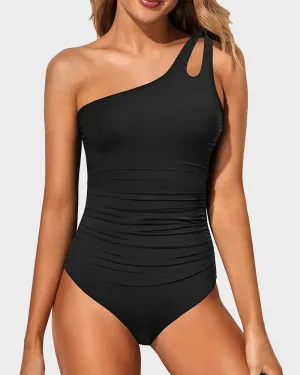 Asymmetrical One-Piece Swimsuit