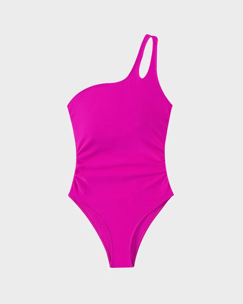 Asymmetrical One-Piece Swimsuit