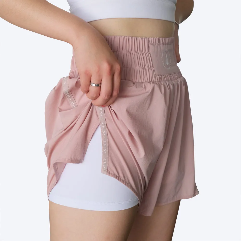 ATHENA FIGHTWEAR THEIA BOXING SHORTS (LIGHT PINK)