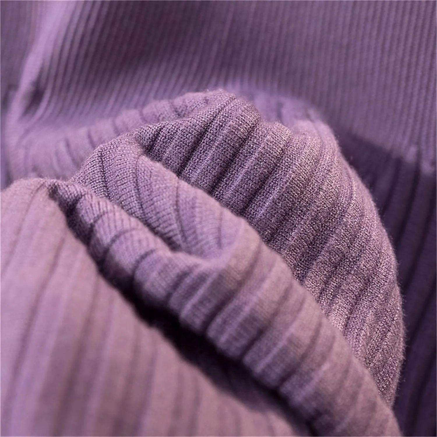 Autumn Winter Knitted Skirt Women Casual Solid All-Match A Line High Waist Pleated Midi Long Skirt