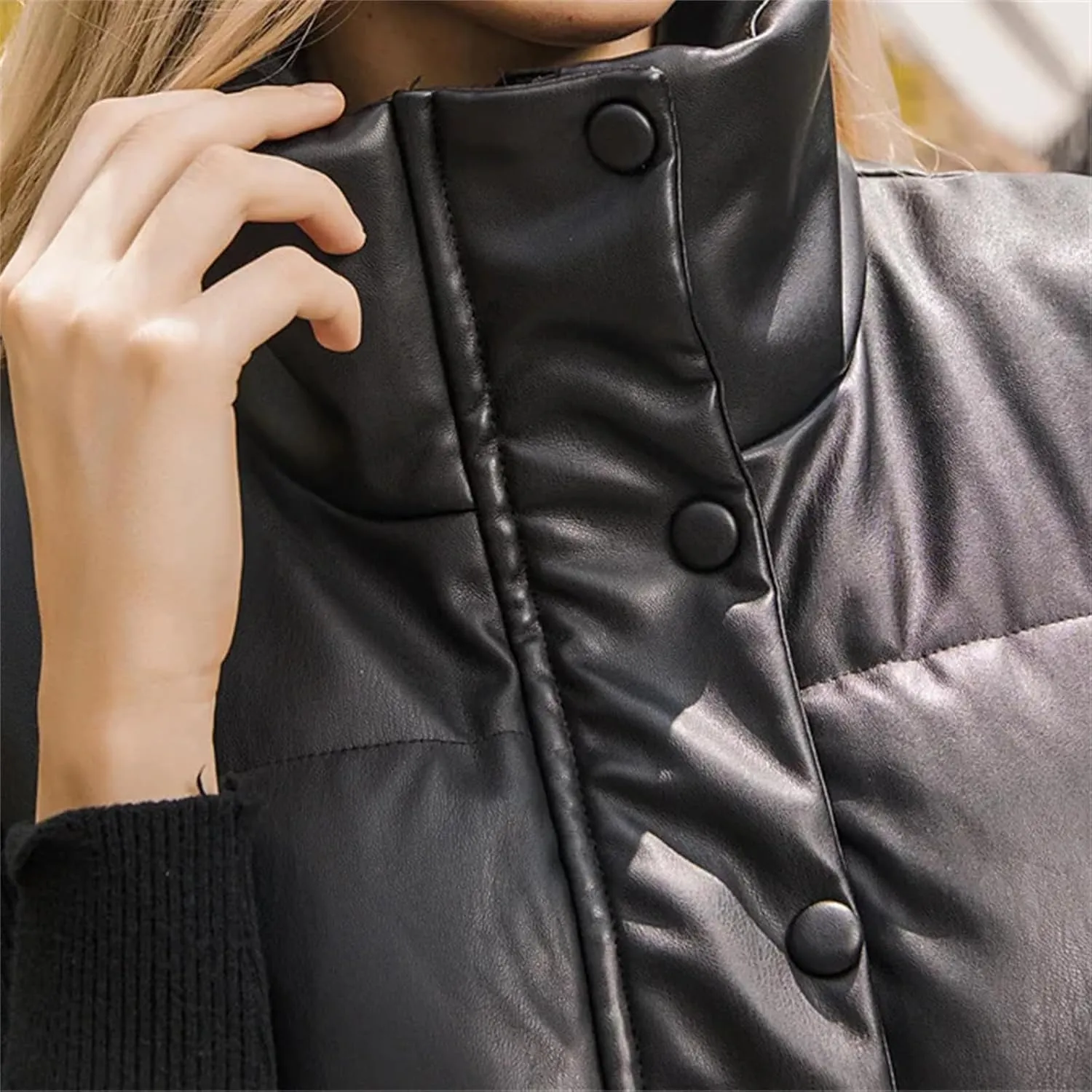 Autumn Winter Warm Vest Women Short Parkas Sleeveless Cotton Padded Waistcoat Down Jacket Zipper Clothes Tops