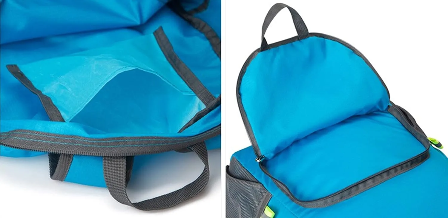 Backpack Packable Foldable Ultra Lightweight Water Resistant Durable Camping Travel Hiking Daypack for Men Women (Green)