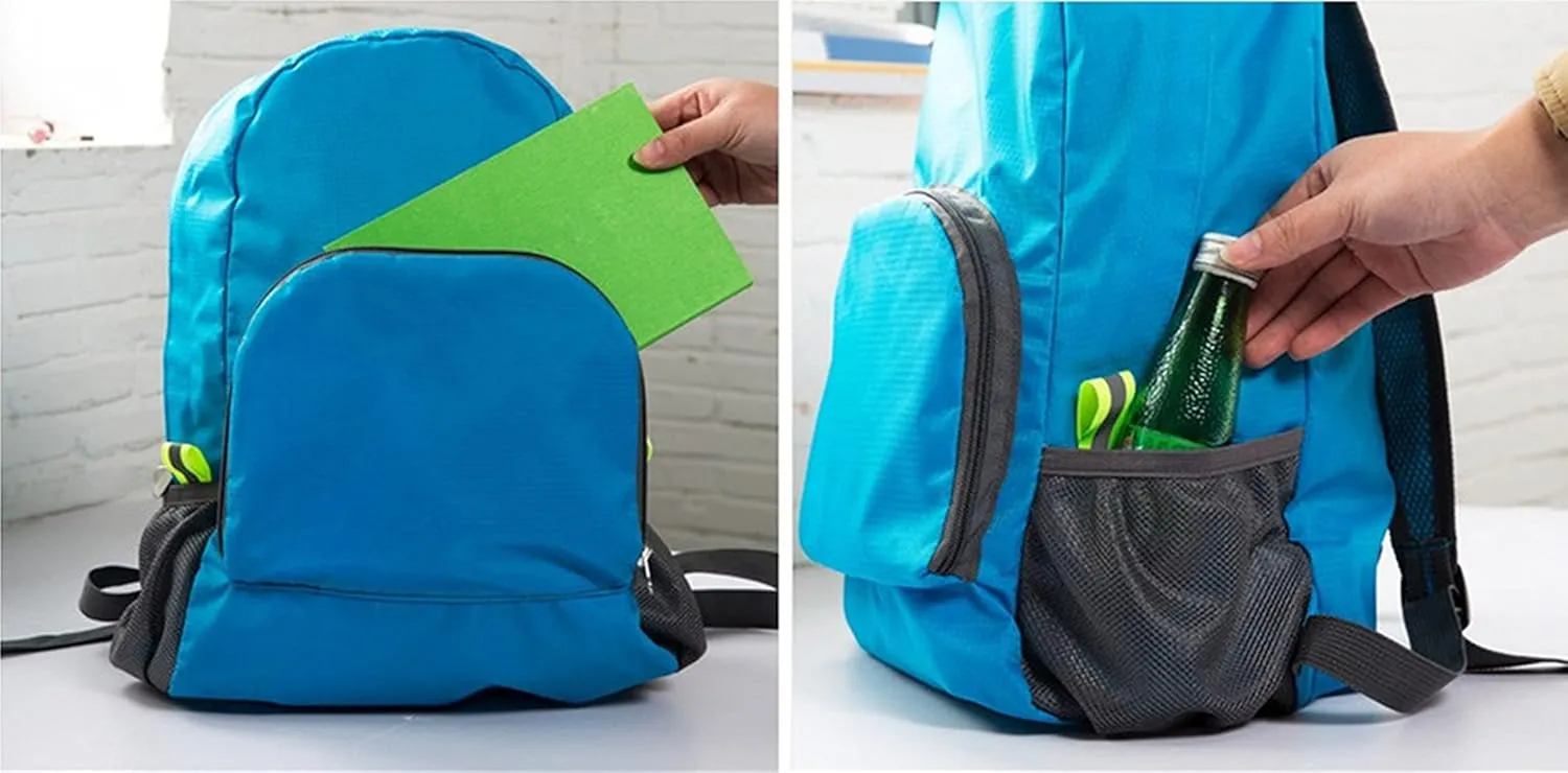 Backpack Packable Foldable Ultra Lightweight Water Resistant Durable Camping Travel Hiking Daypack for Men Women (Green)