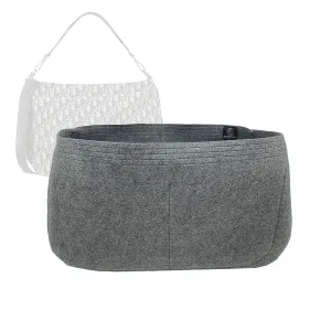 Bag Organizer for Dior Saddle Soft Bag - Premium Felt Purse Handbag Insert Liner Shaper (Handmade) Soft Structure Support