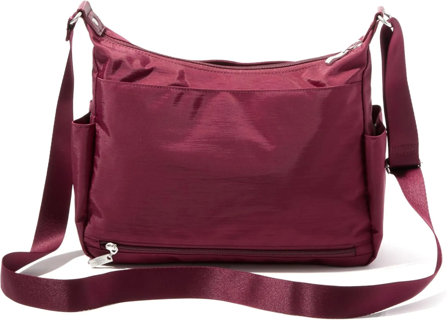 Baggallini Anywhere Hobo Crossbody Women 13x9.5 Water-Resistant Travel Purse Handbag Shoulder Bag W/RFID Wristlet