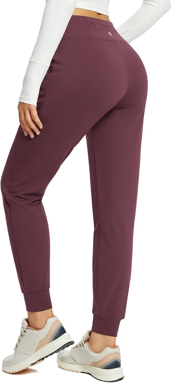 baleaf Women's Fleece Lined Joggers Water Resistant Thermal Hiking Pants Sweatpants Track Pants Winter Clothes Running Gear