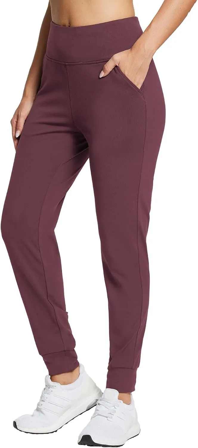 baleaf Women's Fleece Lined Joggers Water Resistant Thermal Hiking Pants Sweatpants Track Pants Winter Clothes Running Gear