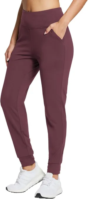 baleaf Women's Fleece Lined Joggers Water Resistant Thermal Hiking Pants Sweatpants Track Pants Winter Clothes Running Gear