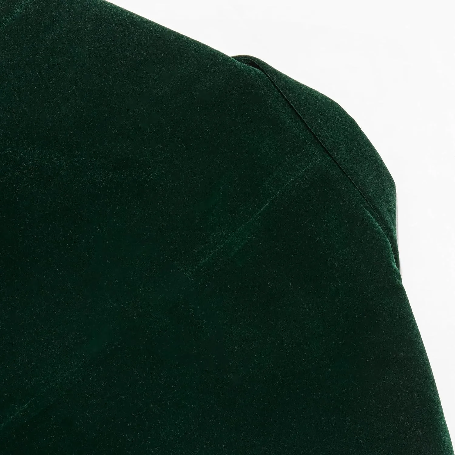 Barry.Wang Velvet Mens Blazer Mardi Gras Sport Coat Brooch Regular Fit Tuxedo Peaked Lapel Suit Jacket Carnival Parade