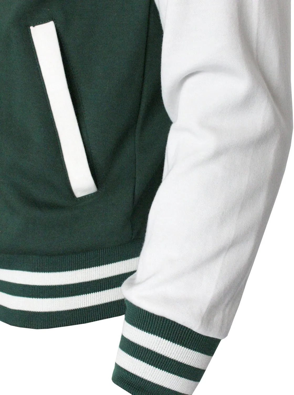 Baseball Jacket - Varsity Cotton Letterman Jacket in 8 Colors