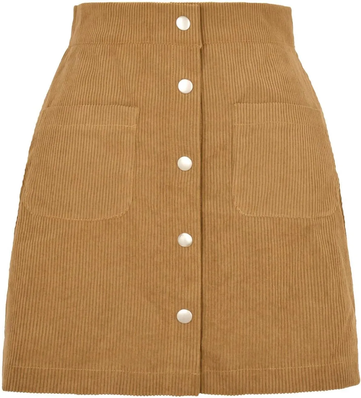 Bed Skirt for Adjustable Bed Women's Short Skirt Solid High Waist Zipper Autumn Winter Skirt Corduroy Hip Wrap