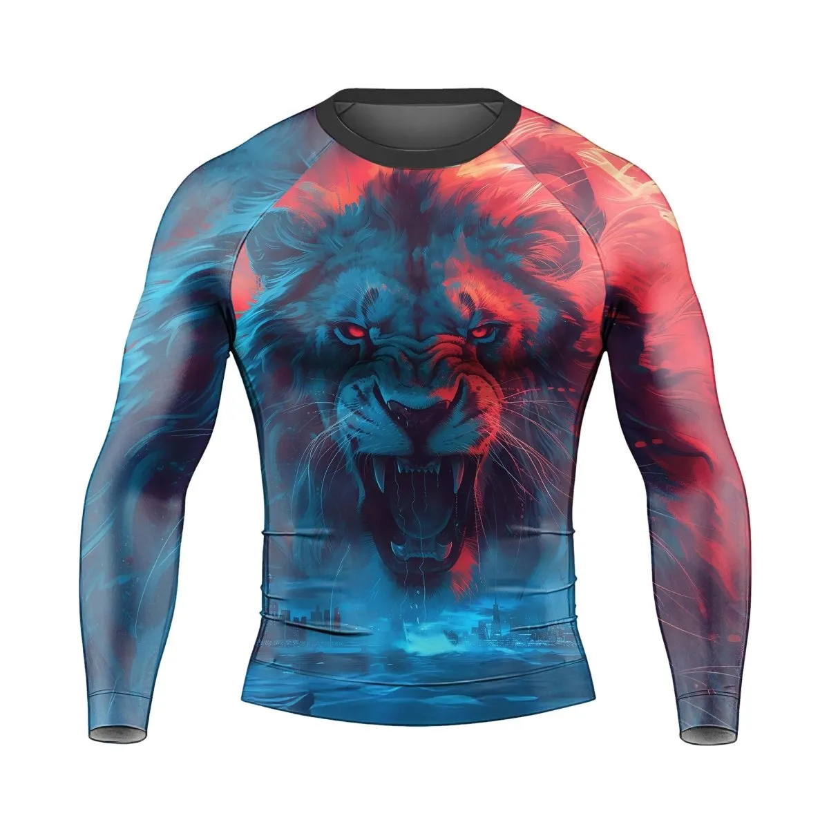 Being A Dad Men's Long Sleeve Rash Guard