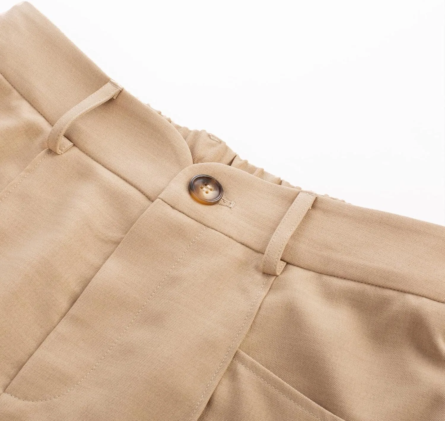 Belle Poque Women's Business Casual Pants High Waisted Wide Leg Work Pants for Women with Pockets