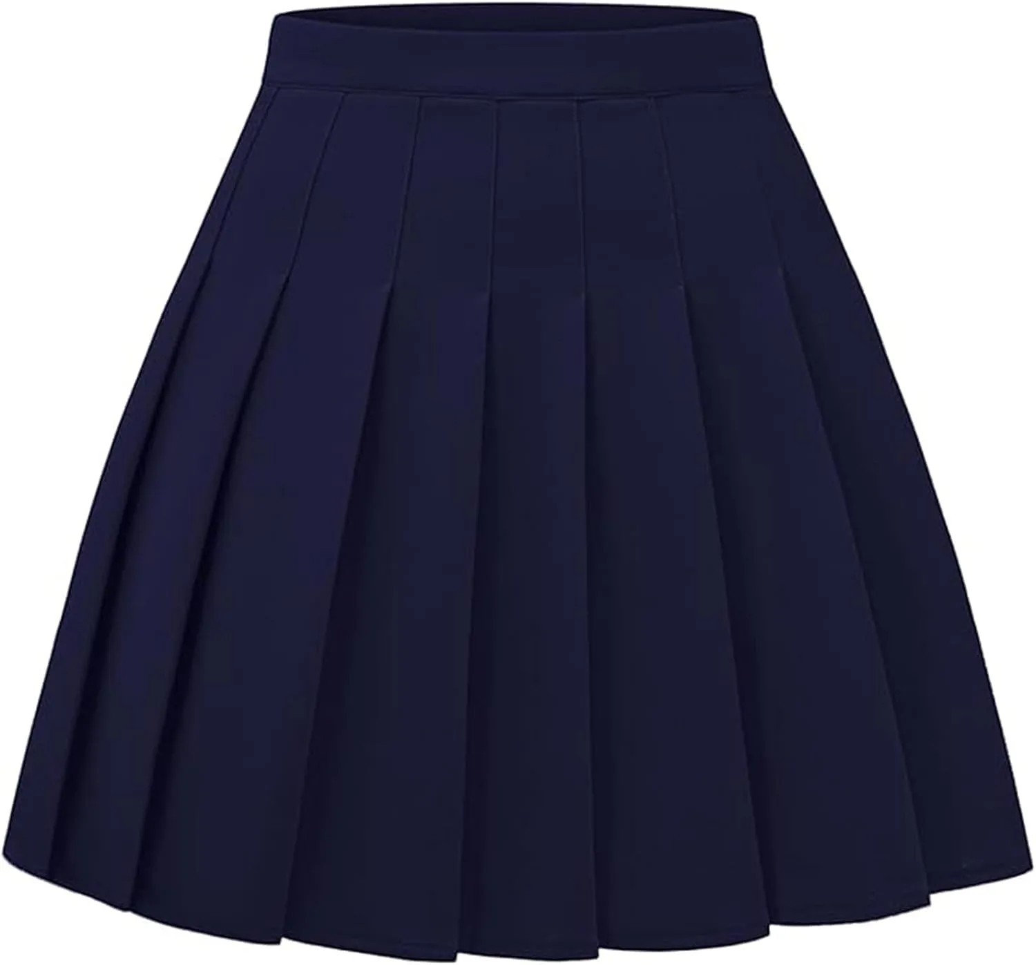 Belly Dance Skirt Women's Fashion Casual Solid Color All Short Pleated Skirt Skirt Board Lighting