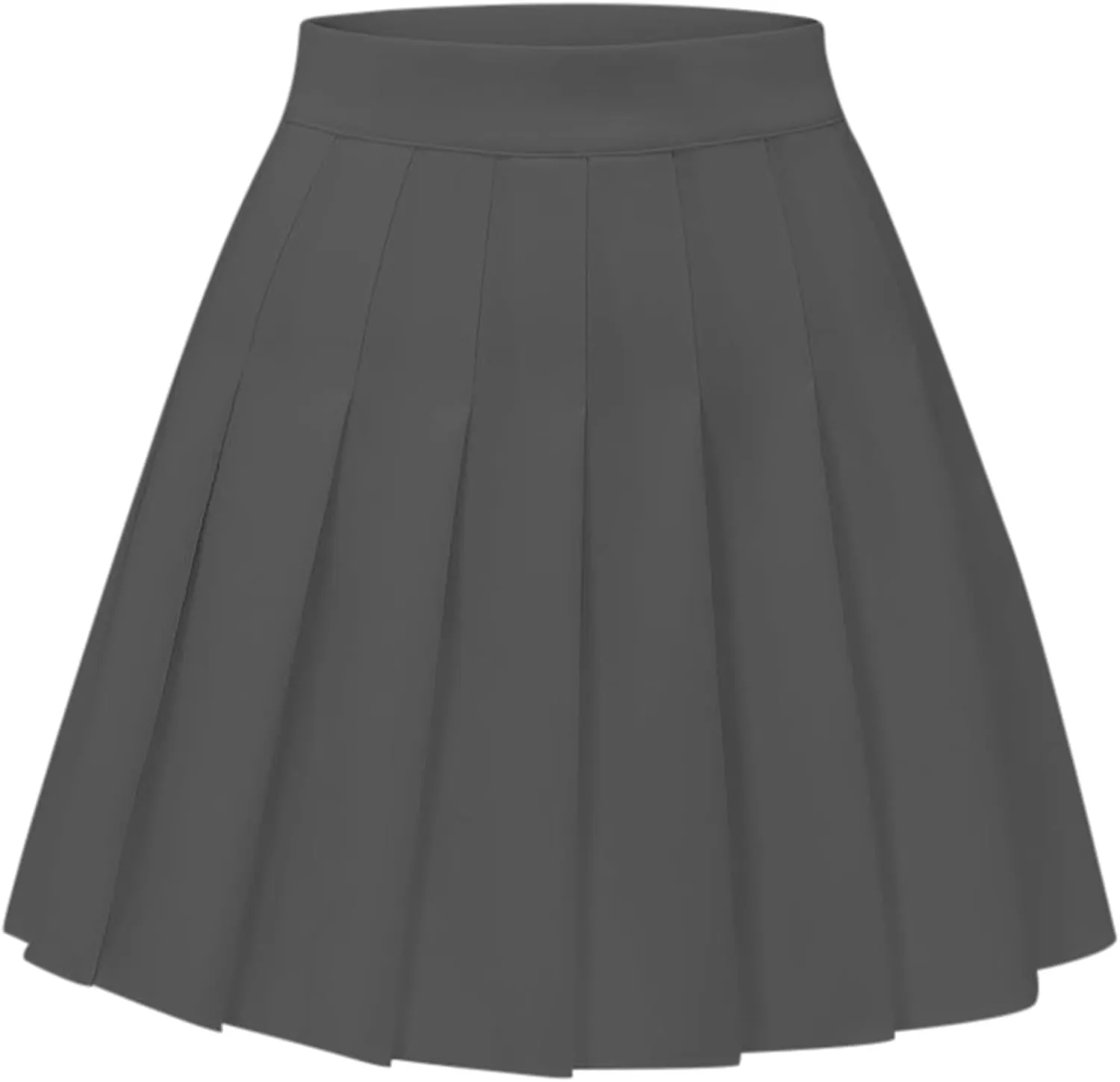 Belly Dance Skirt Women's Fashion Casual Solid Color All Short Pleated Skirt Skirt Board Lighting